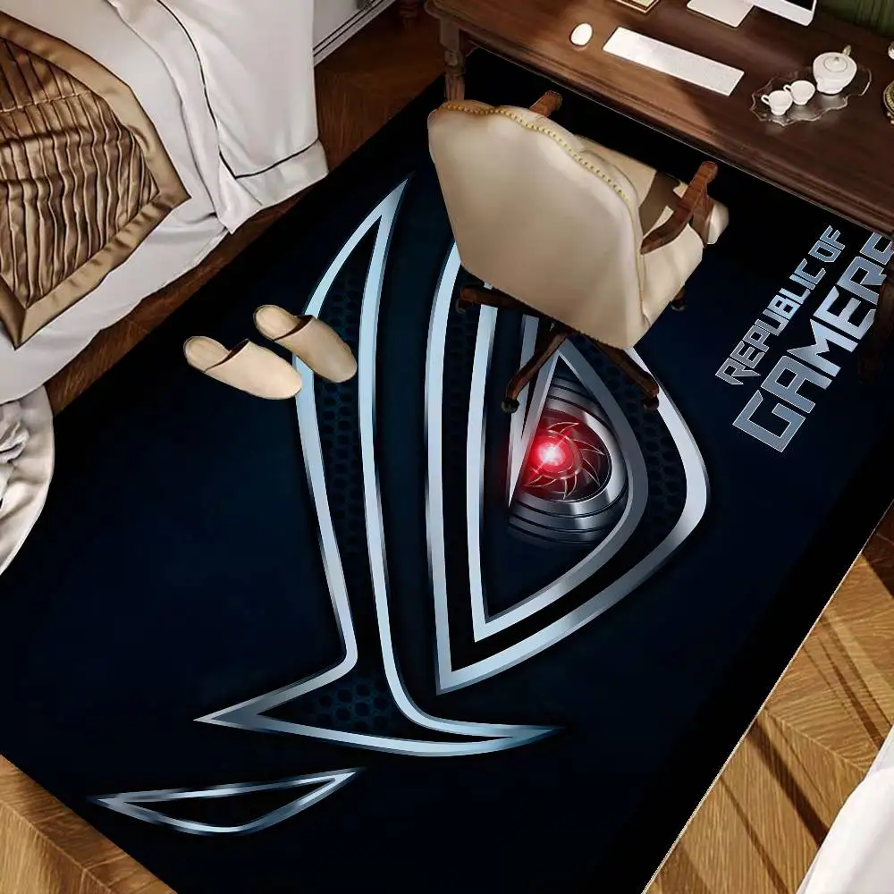 Brand A-ASUS R-ROG R-Republic O-Of Game Bathroom Mat Anti-slip Absorb Water Long Strip Cushion Bedroon Mat Welcome Doormat