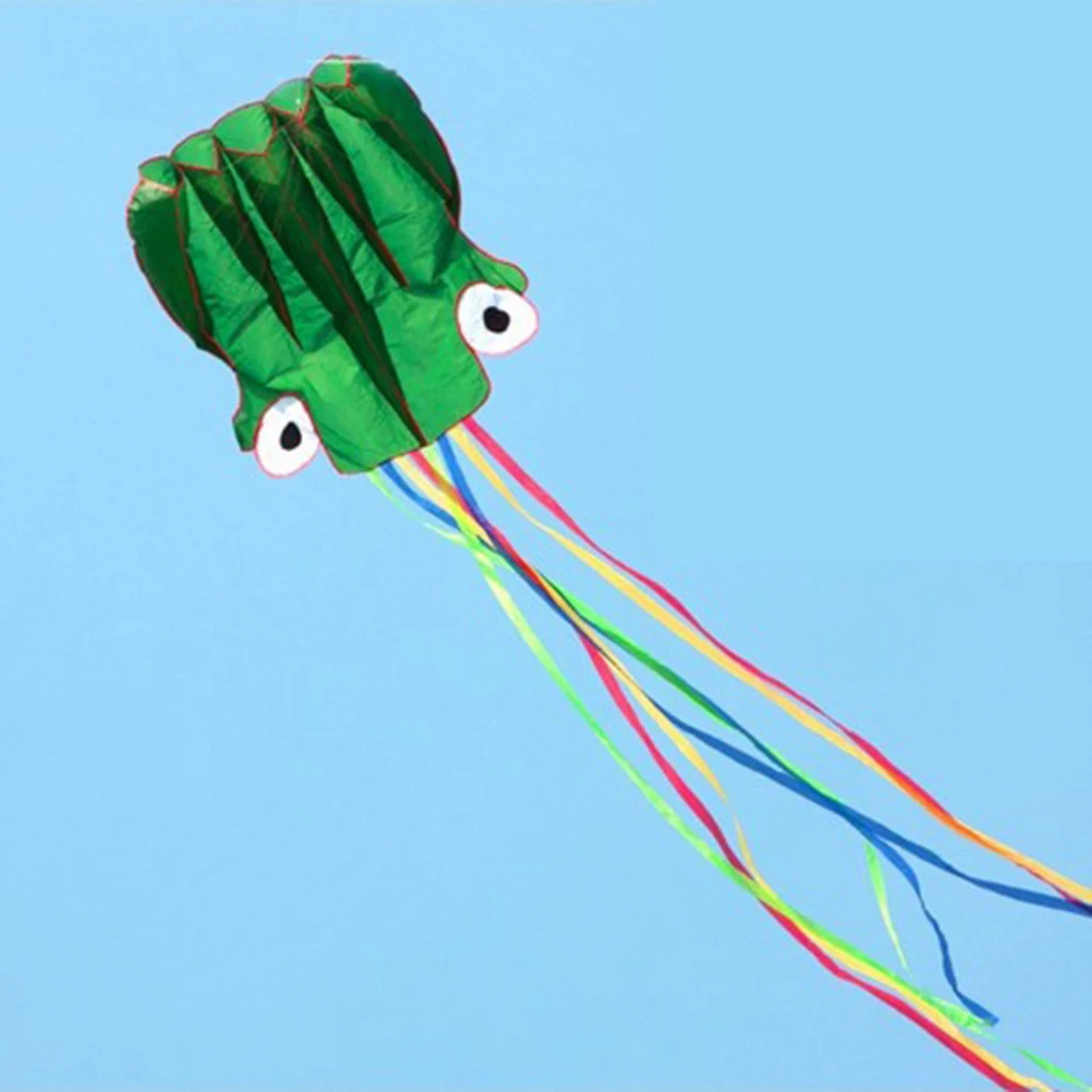 

2 Pcs Colorful Octopus Kite Steady Flying Beach Eye-catching Squid for Kid Pocket