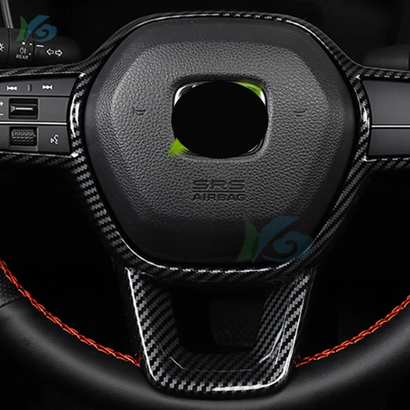 

Carbon Fiber Control Button Steerin Car Steering Wheel Decoration Cover Trim Sticker Fit For Honda Integra 2021 2022 Accessories