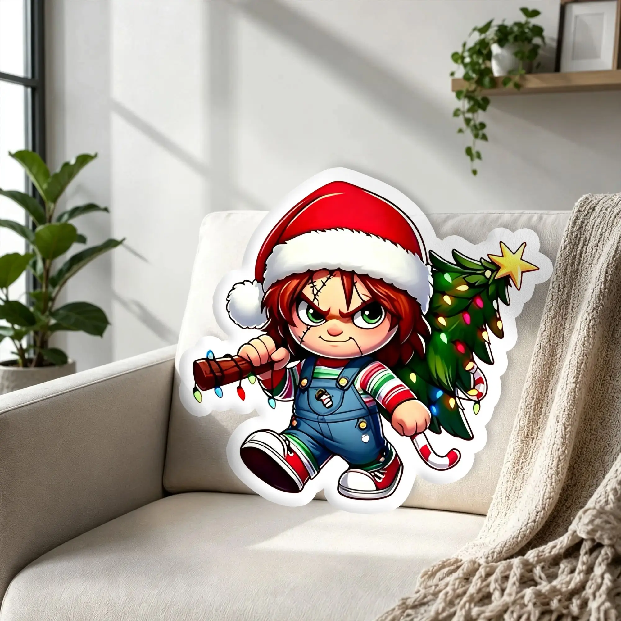 Custom B-Brides of Chuckys Pillow Cushion Double Sided Good Guys Home Decoration Salon Personalized Plush Pillows for Sofa