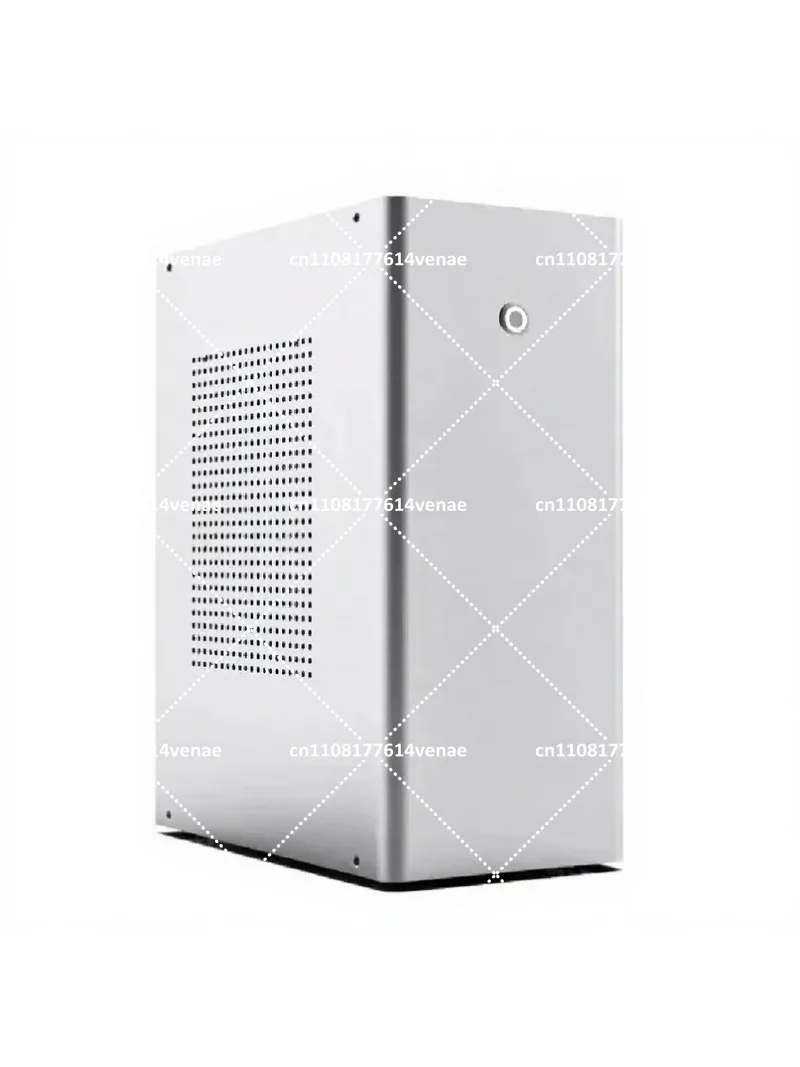 All Aluminum Ultra Small MATX Water-Cooled Chassis, Compatible with 400W 500W 480W 550W 1U Power Supply