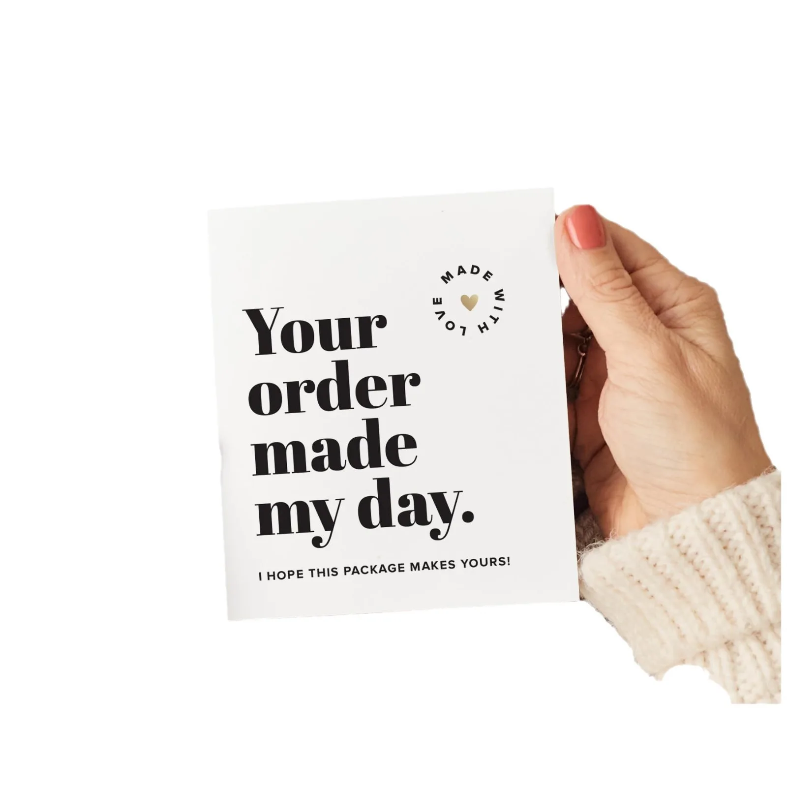 

100 Pcs Thank You Cards for Small Business - Gratitude Notes for Supporting Your Business, Perfect for Customers