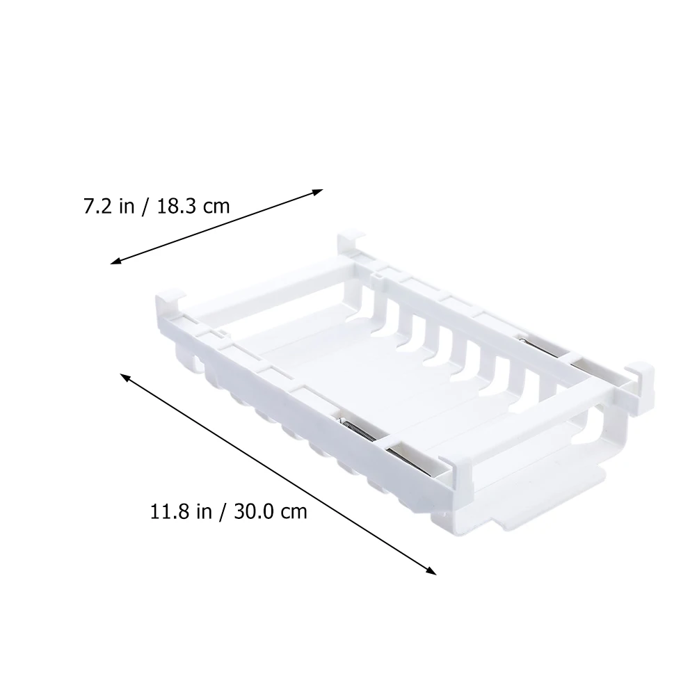 

Drawer Rack for Refrigerator Fridge ganization Premium PP Material Kitchen Accessories Strong Bearing Capacity Easy