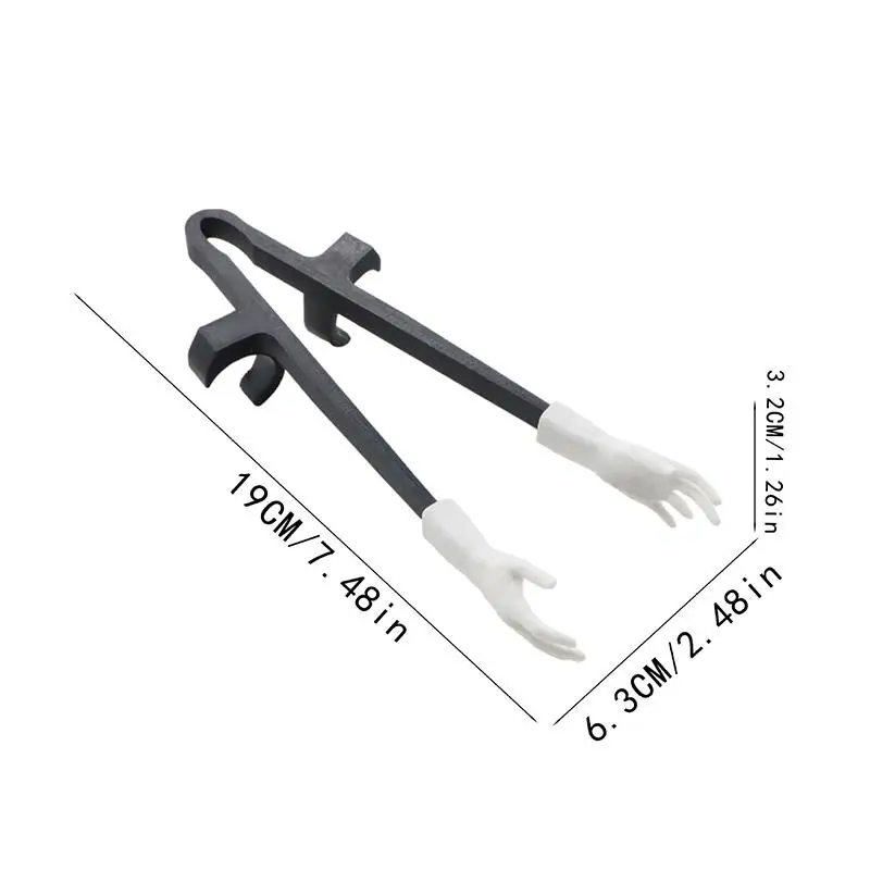 1/2/4Pcs Portable Finger Chopsticks for Gamers Reusable Snack Chop Sticks for Kids Learning Party Movie Watching