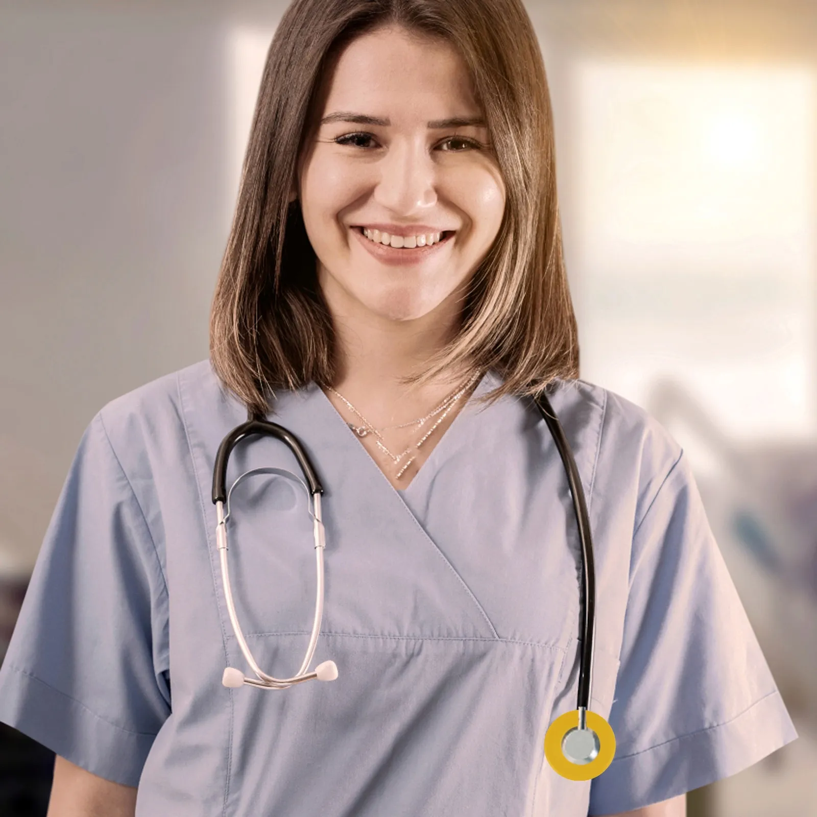 10Pcs Stethoscope Head Protective Silicone Cover Portable Replacement Sound Transmission Accessories for Professionals