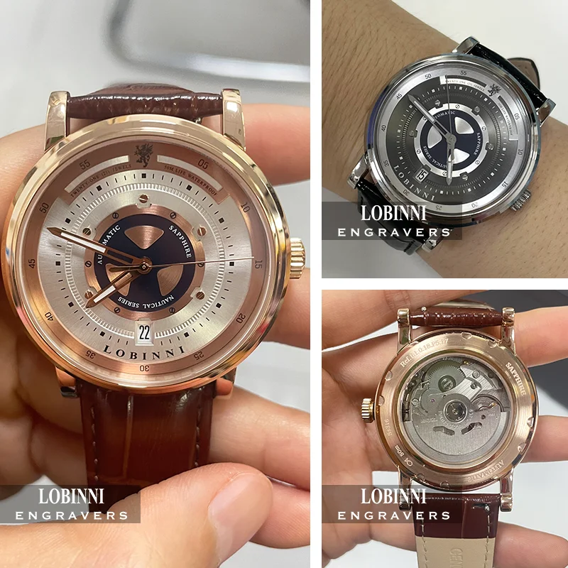 2023 NEW LOBINNI 40mm Men Automatic Mechanical Watch NH35 Luxury Casual Wristwatches Luminous Hands Watches Relogios Masculinos