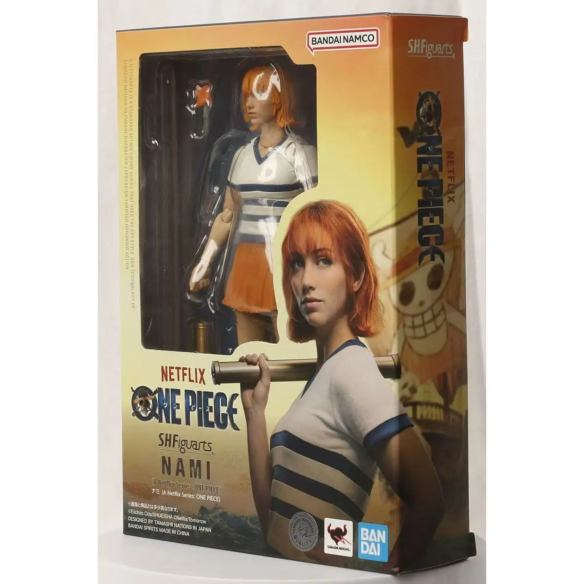 

BANDAI in Stock SHF One Piece Nami Netflix Live-Action Version Anime Model Toys for Boys Gifts Original Box Action Figure Toy