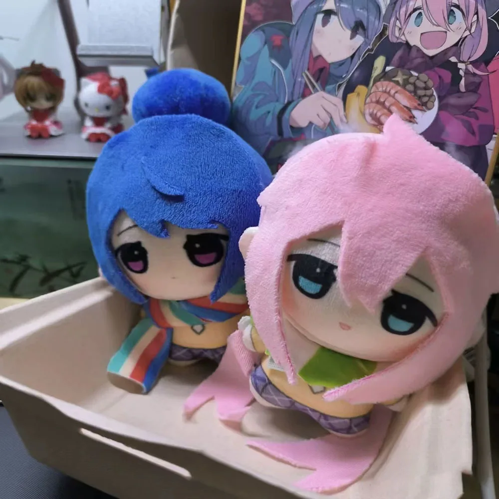

Anime Laid Back Camp Pendant Plush Doll 10cm Cute Kagamihara Nadeshiko Plush Toy Shima Rin Stuffed Doll Birthday Holiday Gift
