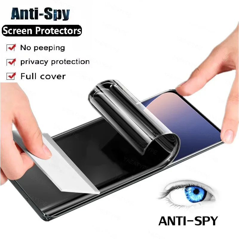 Privacy Hydrogel Film Screen Protector For Samsung S23 S24 Ultra 5G S22 Plus S 24 S21 S20 FE S10 Lite Note 10 20 Ultra Anti-Spy