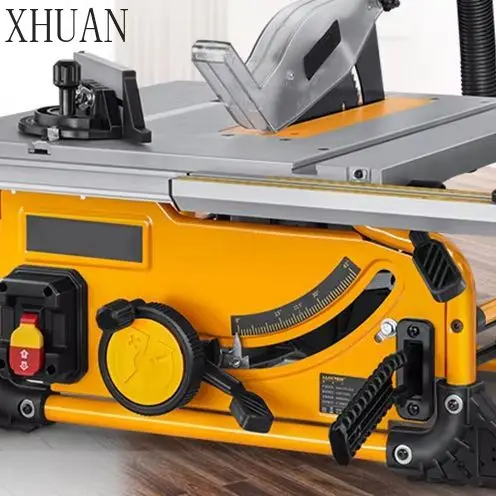 8 Inch Dust-Free Table Saw 210MM 1500W Wood Cutting Saw Portable Multi-Function Woodworking Table Saw 80 teeth Circular