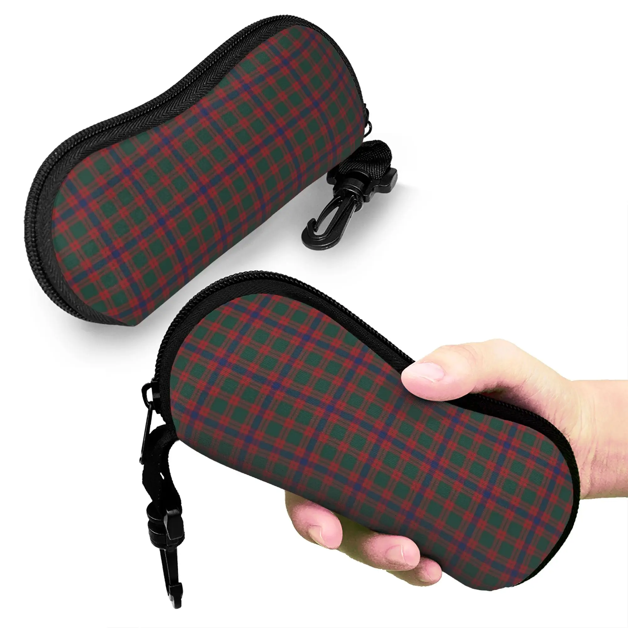 Чехол для очков Clan Skene Tartan, защитные аксессуары унисекс, коробка для хранения очков, подарочный контейнер для очков