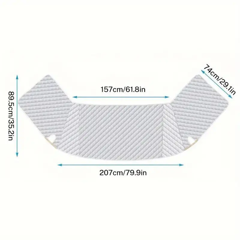 Motorhome Blackout Thermal Windscreen Blind Cover 1PCS Heat Block for Ducato Boxer Relay Summer Road Trip