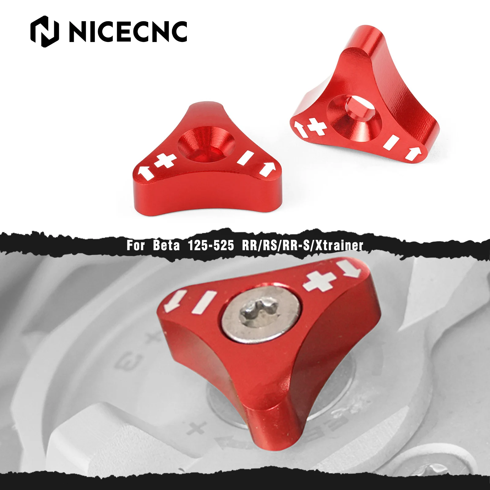 

48mm Front Fork Knob Adjuster Bolt For Husqvarna Husaberg FE TE FX FS TX TC FC 125 150 200 250 300 350 390 400 450 501 570 701