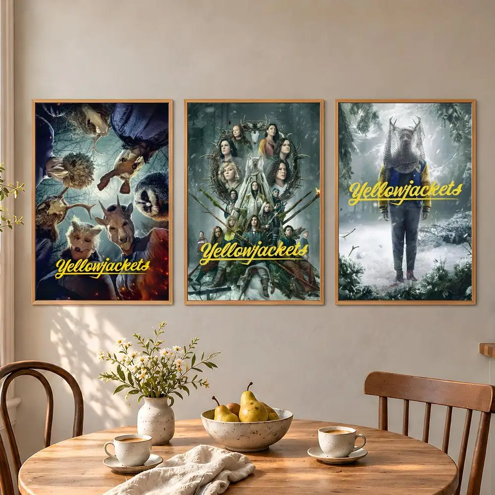 Series Yellowjackets Shauna Misty Lottie Poster Aesthetic Wall Art Poster HD Waterproof PP Self Adhesive Bedroom Dorm Room Decor