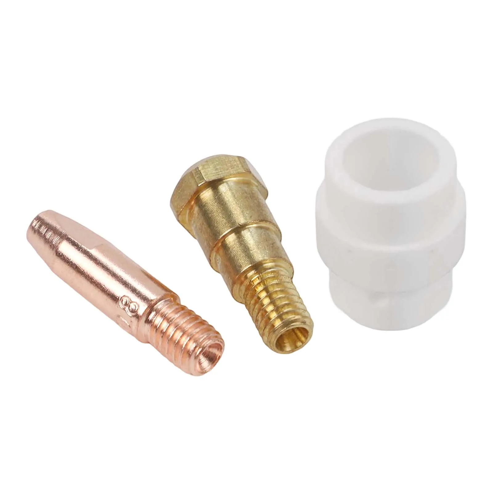 

Brand New Contact Tip Welding Tools 0.8mm Contact Tip Easy Installation For Binzel 24KD MIG Gas Diffuser Tip Holder