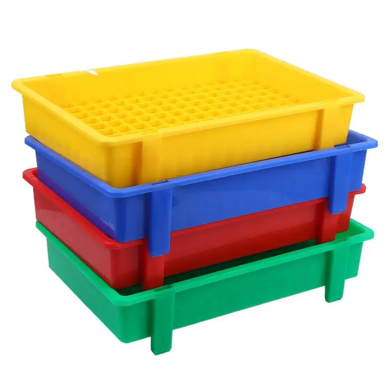 Y-1Pc Thickened 18650 Battery Storage Box Divided Compartments For Safe Transport Turnover Tray Reusable Plastic Case