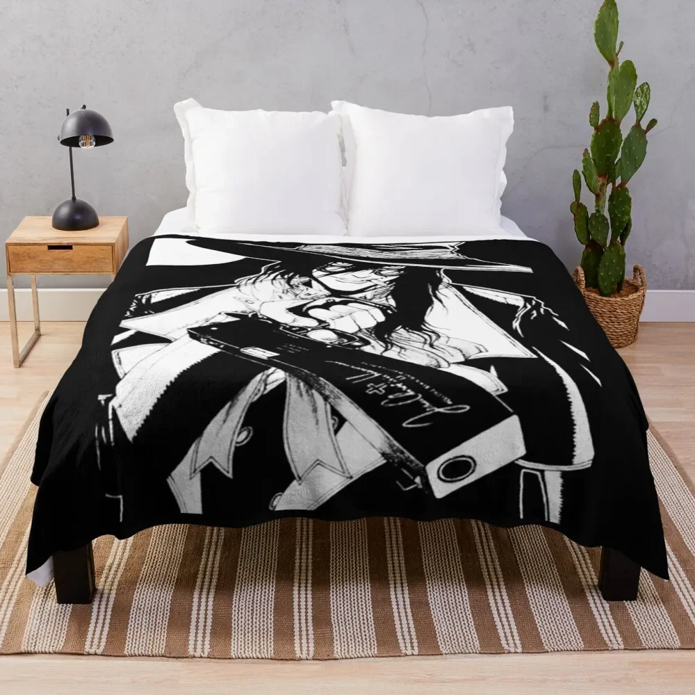 

Hellsing - Alucard - Ready To Kill Throw Blanket Giant Sofa sofa bed Retros Blankets