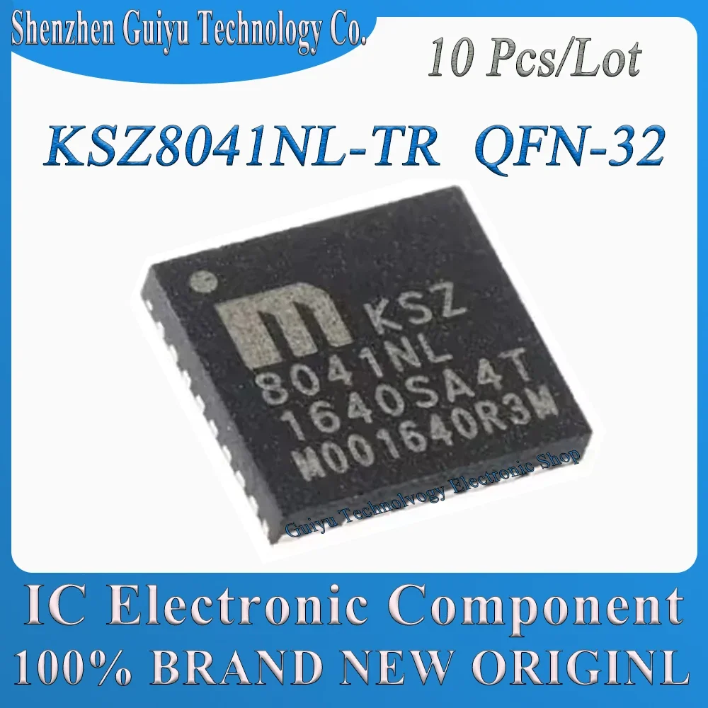 

10 Pcs/Lot KSZ8041NL-TR KSZ8041NL KSZ8041 KSZ QFN-32 IC Chip