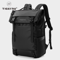 Tigernu Men Fashion Backpack For 14-15.6 inch Laptop Expanded Capacity Urban Travelling School Backpack Daily Splashproof Bag
