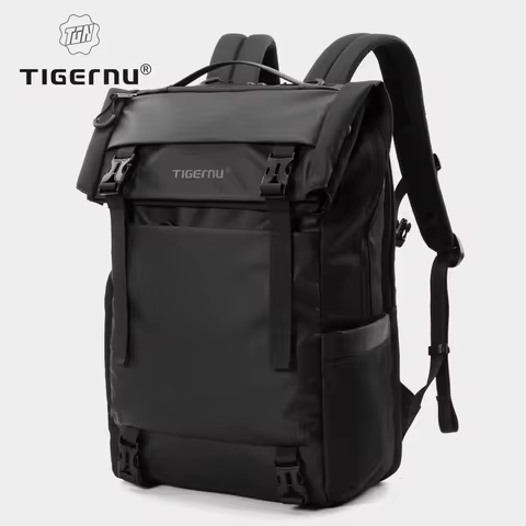 Tigernu Men Fashion Backpack For 14-15.6 inch Laptop Expanded Capacity Urban Travelling School Backpack Daily Splashproof Bag