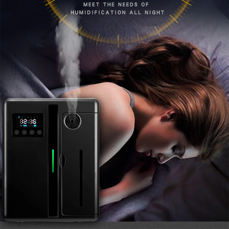 พื้นที่ขนาดใหญ่น้ำมัน Aroma Diffuser เครื่องหอม160Ml ฟังก์ชั่นจับเวลากลิ่น Pure Essential Oil Diffuser สำหรับโฮมออฟฟิศ