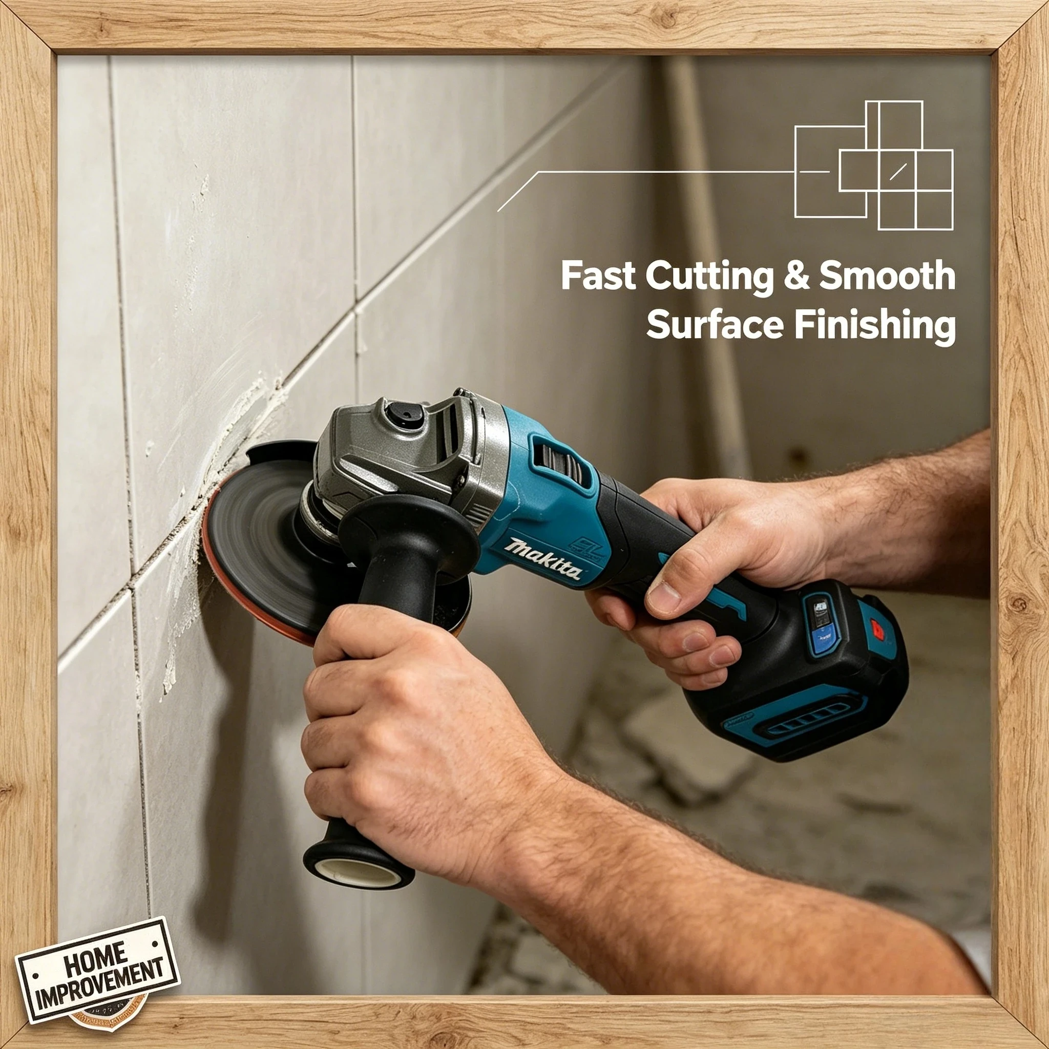 makita-ga035g-40v-lithium-brushless-edge-grinding-machine-durable-and-high-efficiency-edge-trimming-cutting-tool