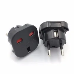 1pcs UK to EU Socket Adapter 220V Euro Travel Plug Converter AC Wall Charger Power Adapter UK British Adapter Electrical Outlets