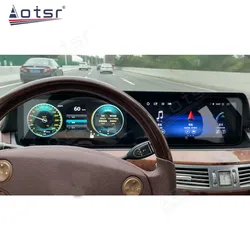 8G 256G Android 12 Carplay BT Car DVD GPS Navigation Multimedia Radio For Mercedes Benz S Class W221 W216 2005-2013 NTG 3.0 3.5