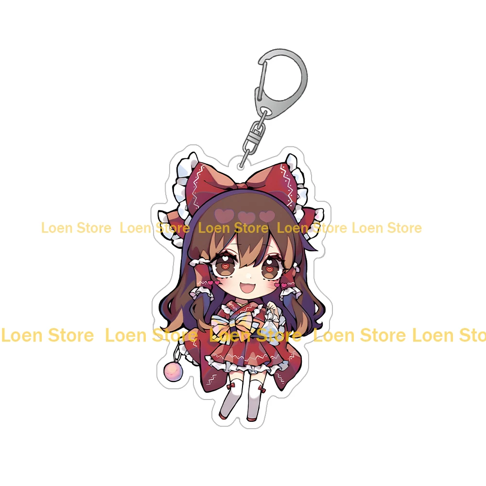 Loen Store Touhou Project official new game character cute Acrylic keychain Bag pendant Boys girls holiday birthday gift sale