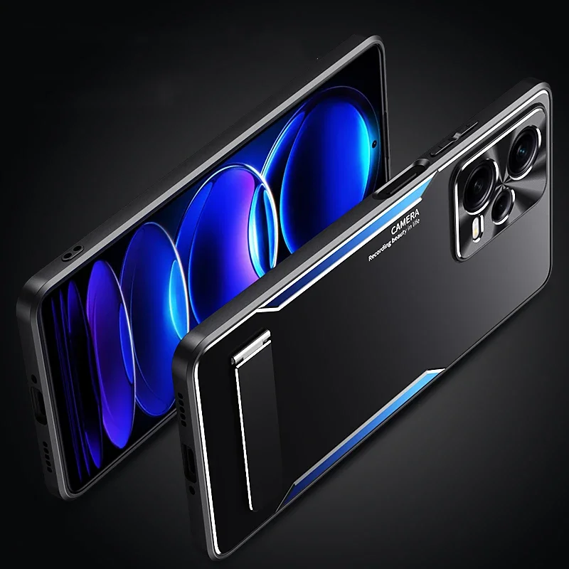 حافظة لهاتف POCO F5 Redmi Note 12 Turbo Note12 Pro Plus 5G غطاء هاتف معدني مضاد للخدش لهاتف POCO F5 Pro ممتص للصدمات #6