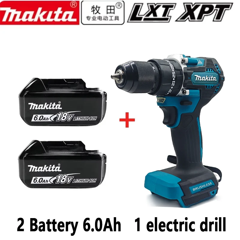 Makita DDF487 Cordless Driver Drill 18V Brushless Electric Impact Screwdriver Rechargeable Power Tool Makita 18V Tools. Original