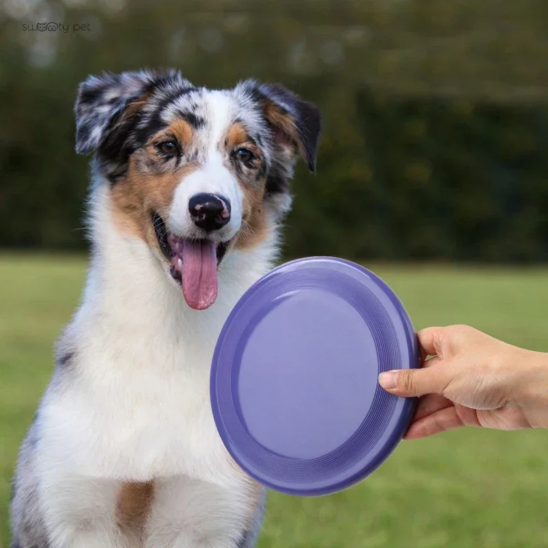 Pet Dog Flying Disk Toy Silicone Float Bite Disc For Dog Puppy Feeder Tools Interactive Throwing Game Outdoor Training Supplies