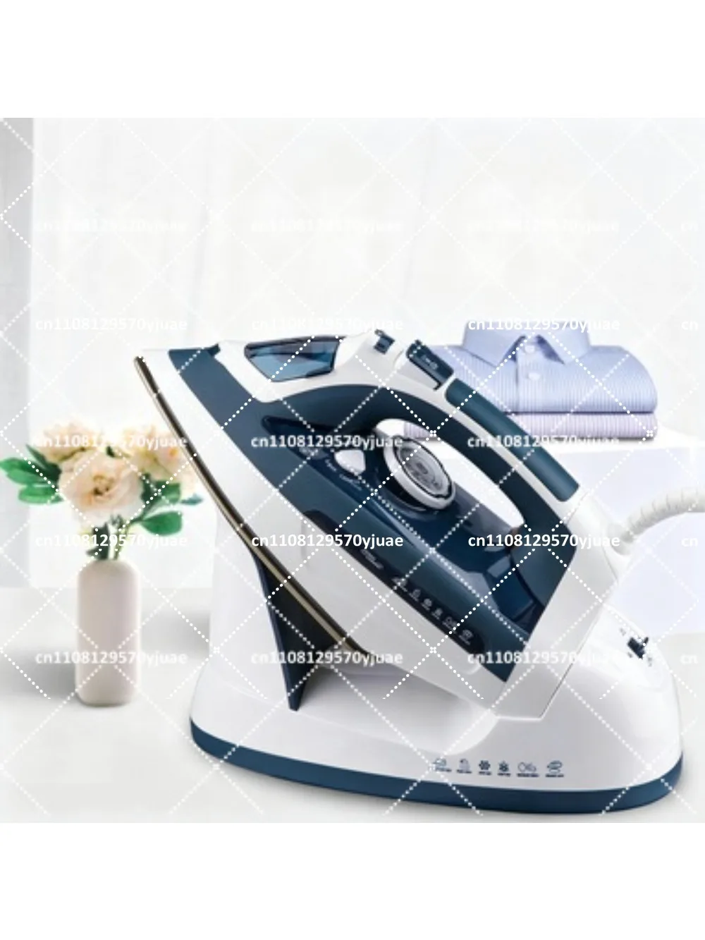 Household High-Power 2-in-1 Handheld Electric Iron for Flat and Steam Ironing, Portable Travel Iron