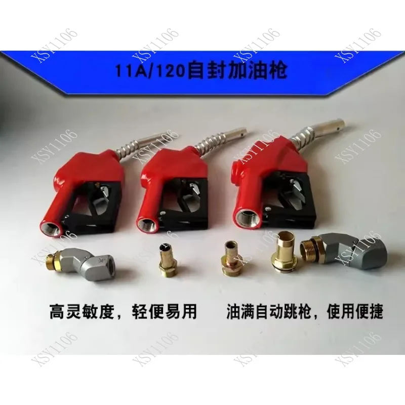 

11A120 Самозапечатывающийся топливный пистолет 1-дюймовый автоматический пистолет с 6-минутной катушкой-дозатором для топливных баков большого диаметра