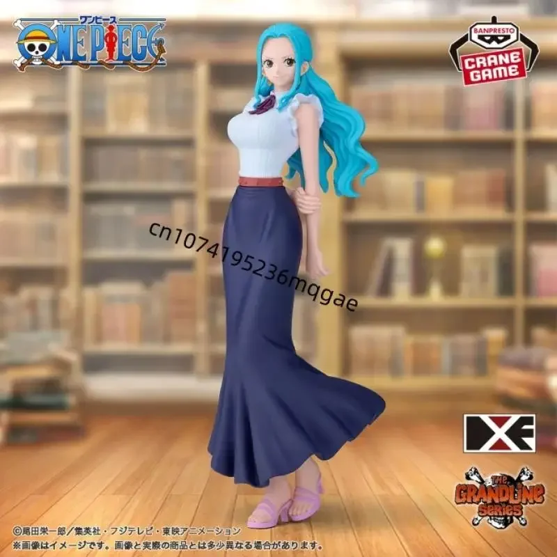 ต้นฉบับสต็อก Bandai ONE PIECE GRANDLINE SERIES Vivi Sabo รูปชุดเครื่องประดับตกแต่งอะนิเมะภาพยนตร์การ์ตูนเทศกาล