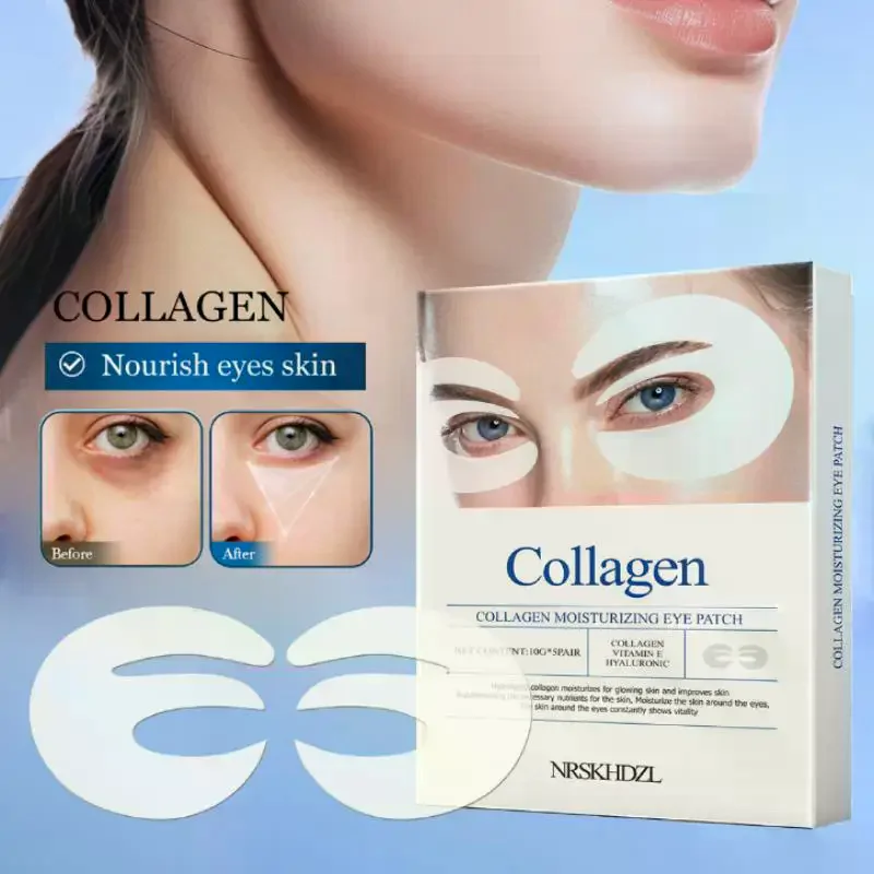 5 pares de máscaras hidratante - Collagen Under Eye Patches avaliação e preço