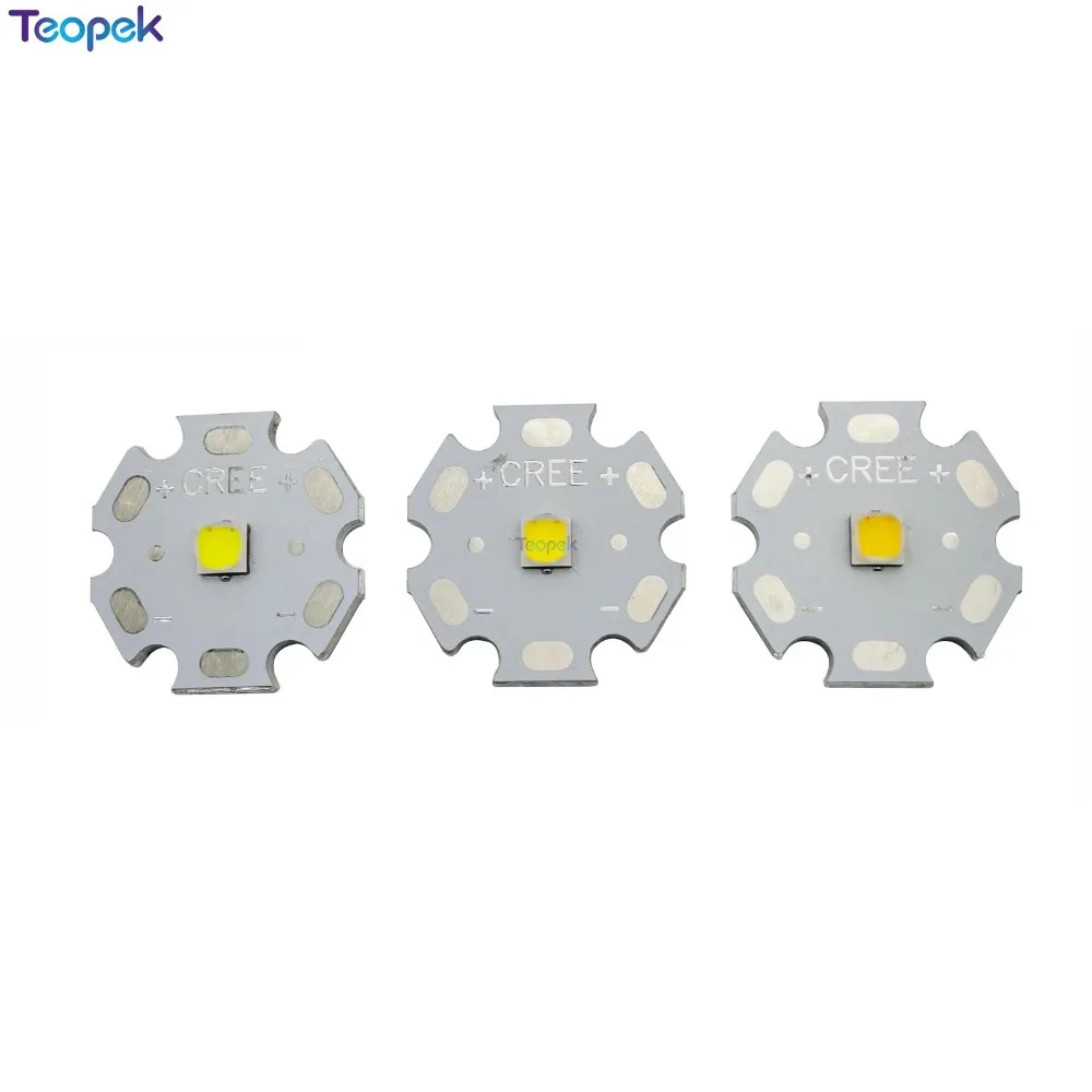 5PCS 10W  XPL XP-L Led Emitter Light White 6500K Warm White 3000K Nature White 4500K With 16mm 20mm PCB For DIY