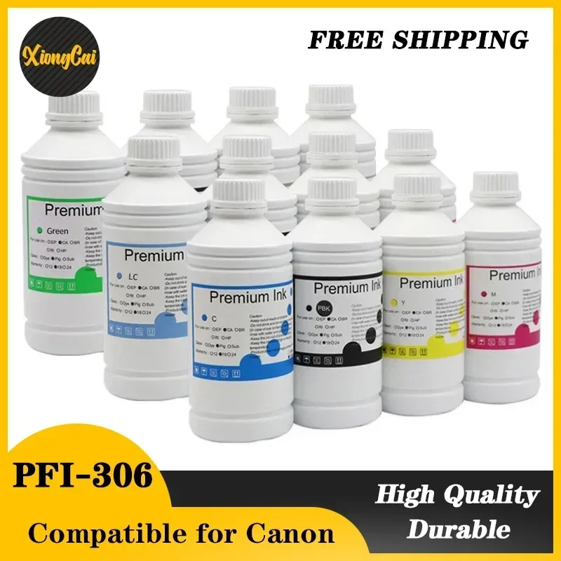 500ML PFI306 PFI-306 PFI 306 Pigment Ink Compatible for Canon iPF8400S iPF9400S iPF8400 iPF9400 iPF8300 Printer ink