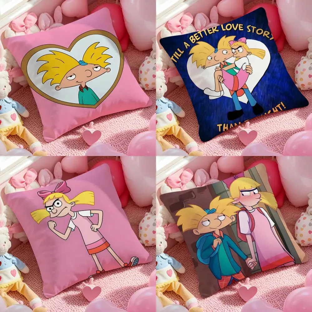 

Чехол для подушки Hey Arnold с принтом, наволочка для гостиной, дивана, наволочка и декор для спальни