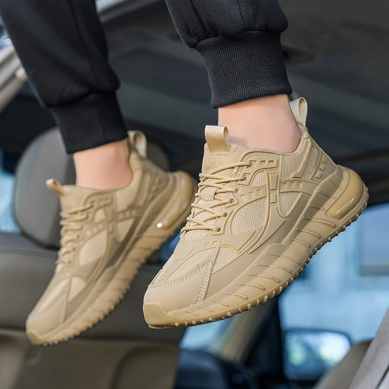 

Новая модель 2025, дышащая сетчатая обувь, противоскользящая и износостойкая повседневная спортивная обувь, кроссовки на мягкой подошве
