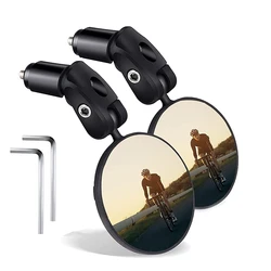 Universal Bicycle Rearview Mirror Adjustable Rotate Wide-Angle Cycling Handlebar Rear View Mirrors for MTB Road Bike Accessories