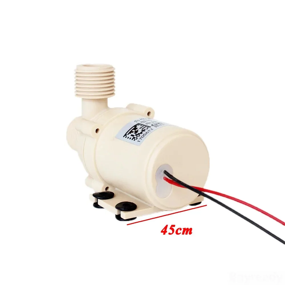 DC 12V 24V (0-110 Degrees) Celsius Hot Water Circulation Pump Food Grade Brushless Submersible Solar Gas Electric Heater Booster