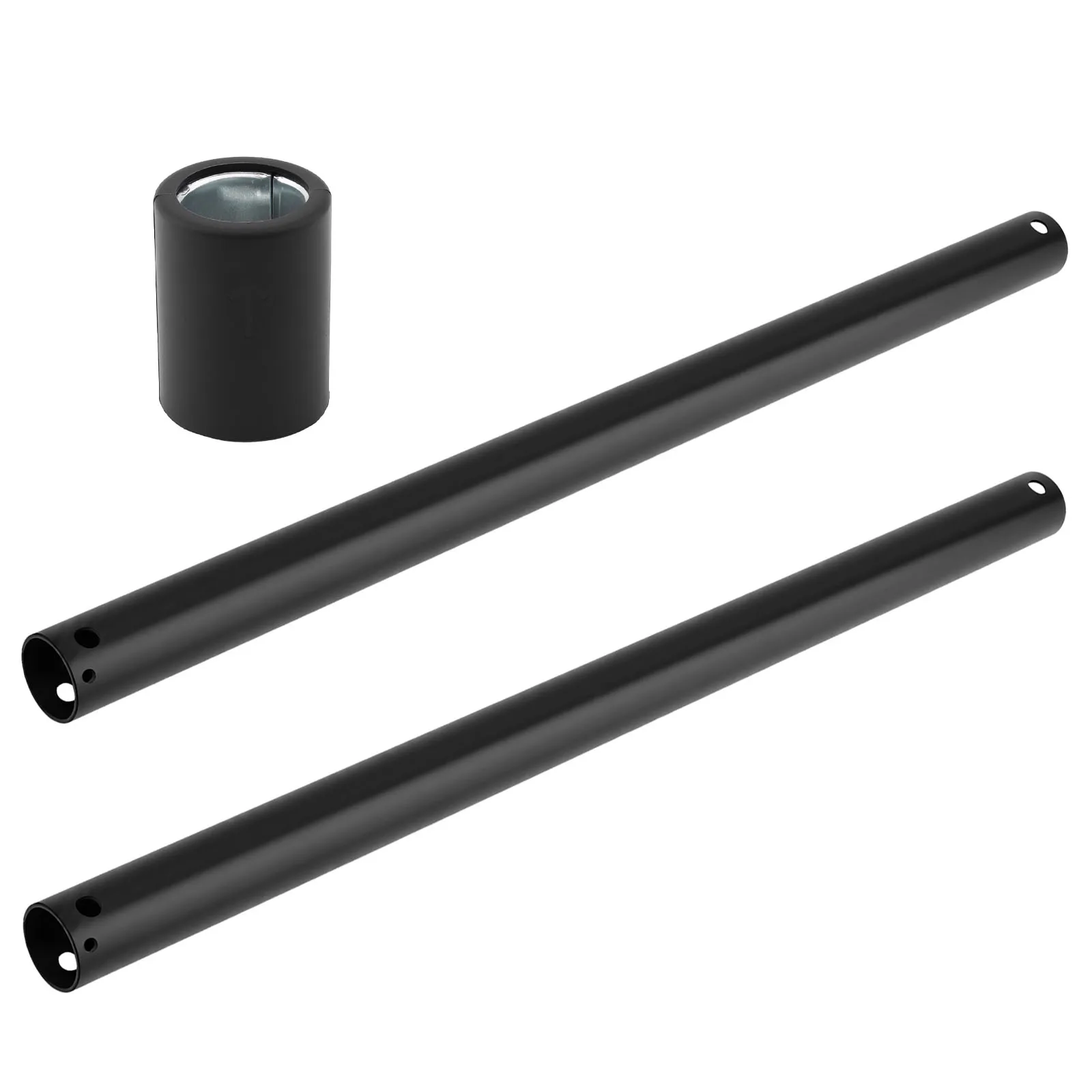 18 36 Inch Universal Ceiling Fan Downrod Pendant Rods with Coupler Black Hanging Ceiling Fan Extension Rod Universal Down Rods
