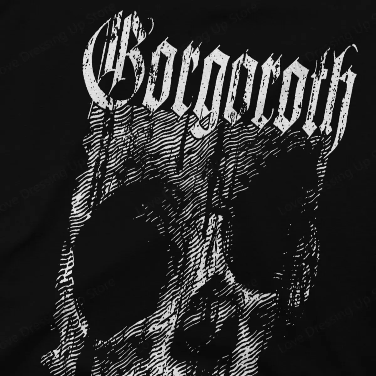 100% Cotton T-shirt  t shirt men Gorgoroth new logo Summer  Street Short Sleeve Top S-6XL