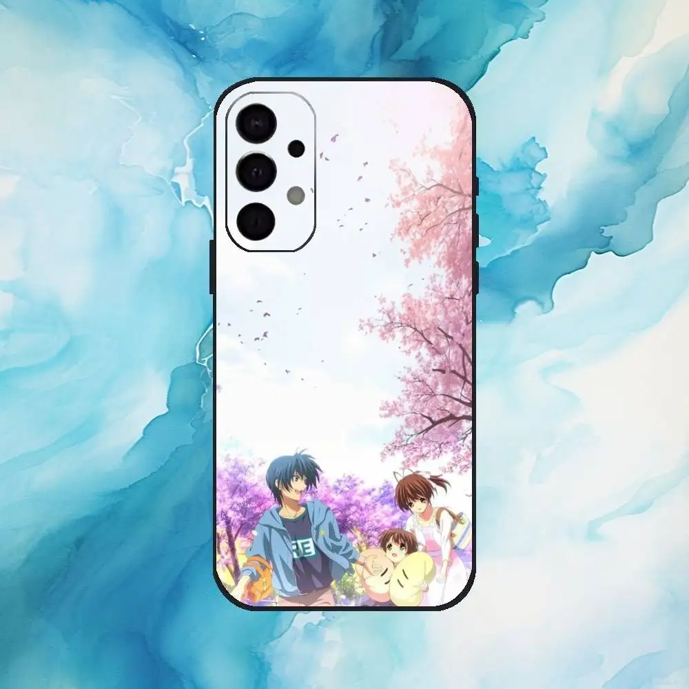 Чехол для телефона C-Clannad Anime для Samsung Galaxy A73, A72, A71, A70, A53, A52, A51, другие мягкие черные чехлы