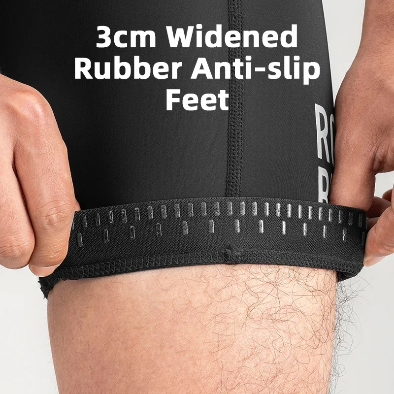 ROCKBROS Cycling Shorts 3D Gel Pad Bicycle Clothes Anti-Slip Breathable Riding Half Pants Tights for Men Mountain Road Riding