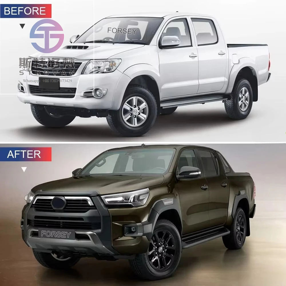

Truck Body Parts for 2004~2015 Hilux Vigo Facelift to 2021 Hilux Rocco Body Kit