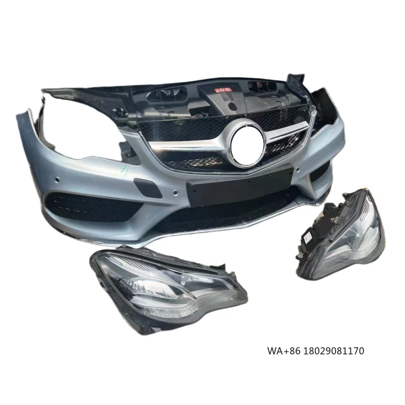 

For E-Class Coupe W207 Front Bumper Assembly with Radiator and Headlights Assembly for Your Car