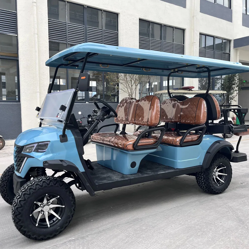 MMC Customized Lifted Golf Carts Solar Panels Golf Car 2 4 6 Seater Electric Golf Cart