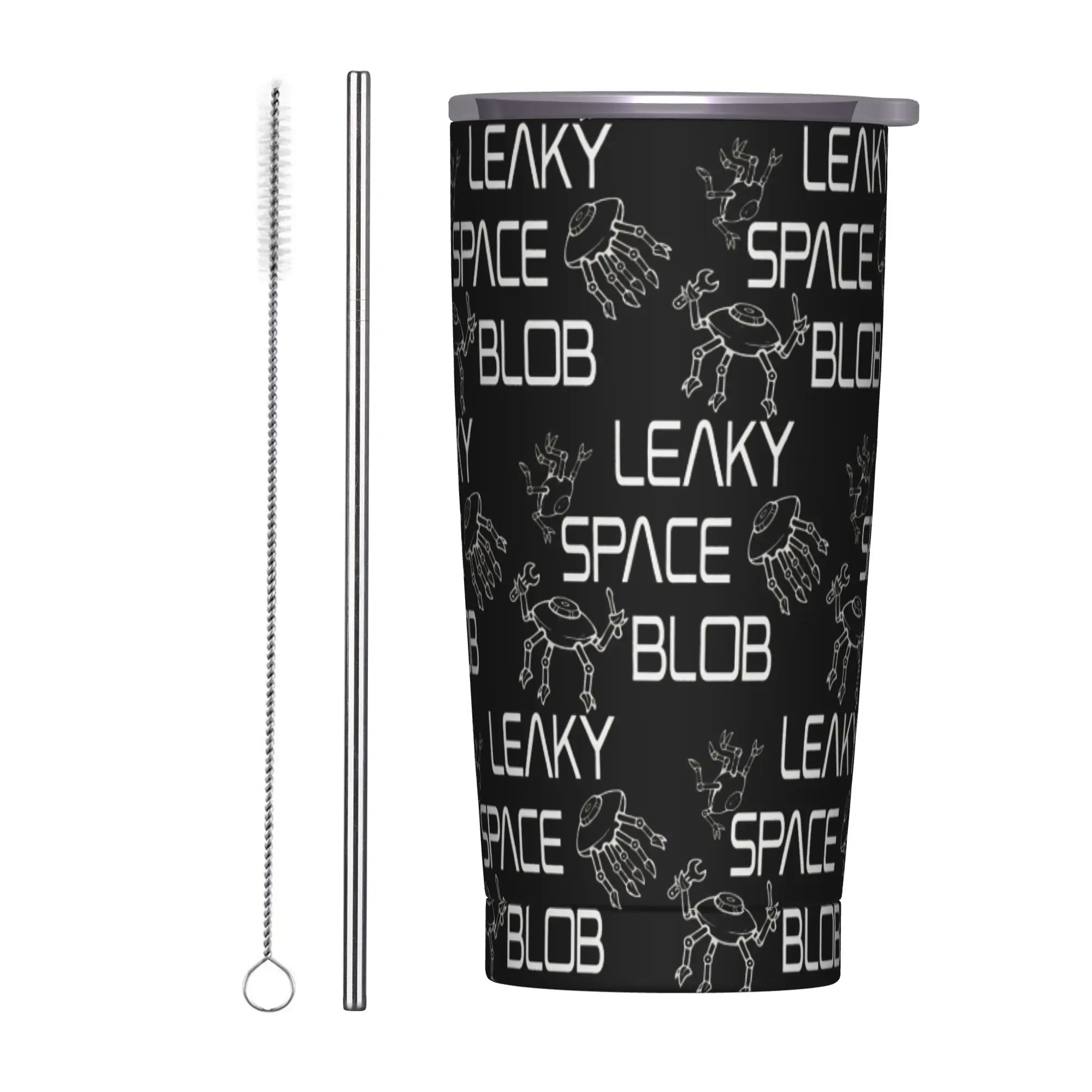 Project Hail Mary - LEAKY SPACE BLOB Tumbler Vacuum Insulated  Coffee Cups with Lid Straw School Mugs Water Bottle, 20oz